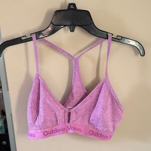 Outdoor Voices Pink Bra